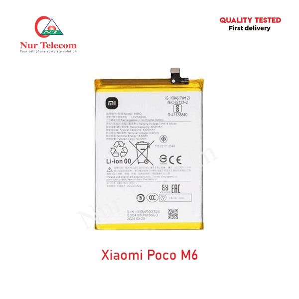 Poco M6 Battery Price in Bangladesh