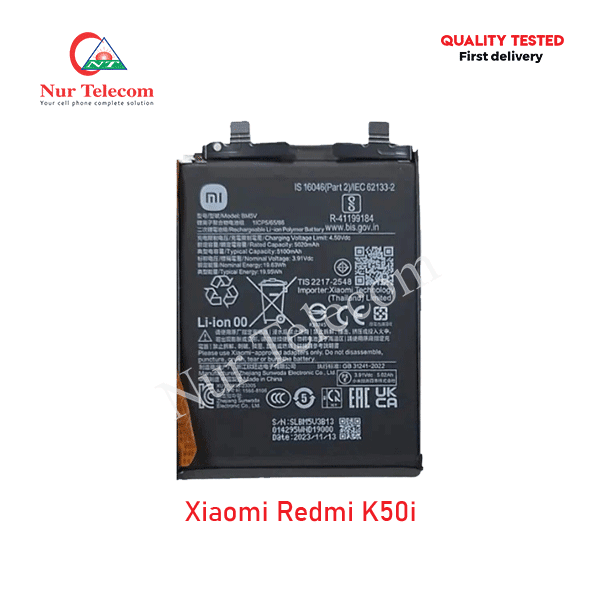 Xiaomi Redmi K50i Battery Price