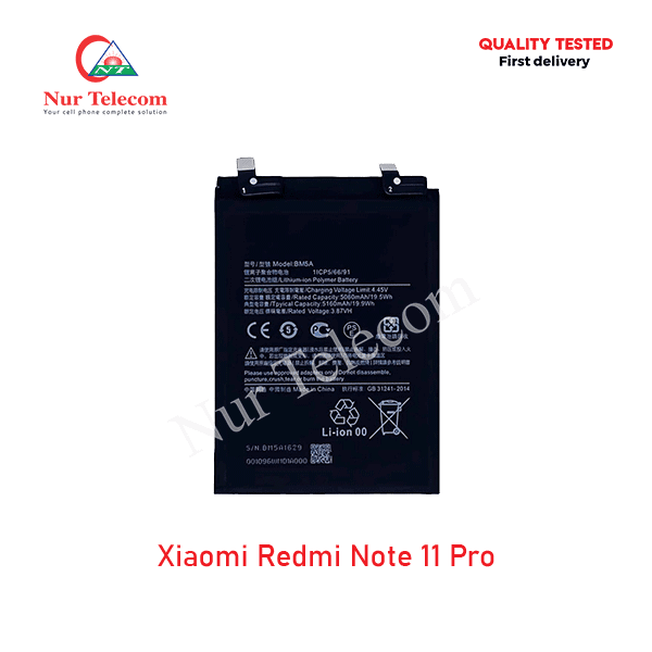 Redmi Note 11 Pro Battery Price