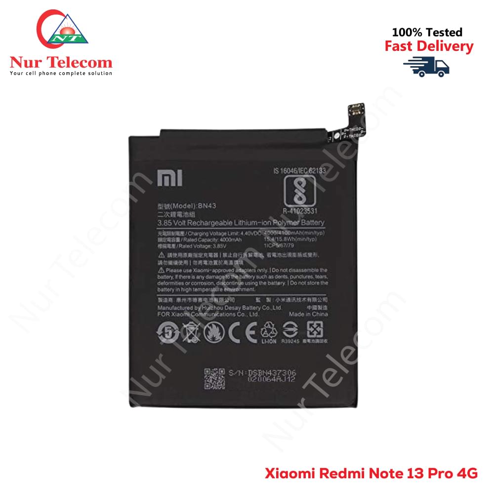 Xiaomi-Redmi-Note-13-Pro-4G-battery Xiaomi Redmi Note 13 Pro 4G Battery Price In BD