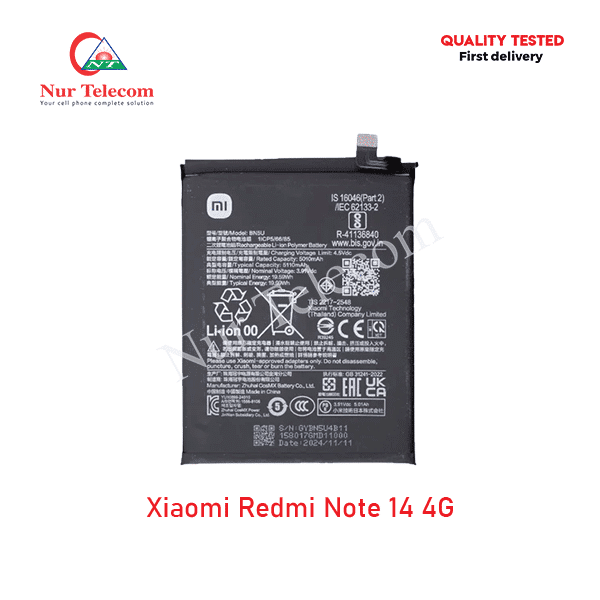 Xiaomi Redmi Note 14 4G Battery Xiaomi Redmi Note 14 4G Battery