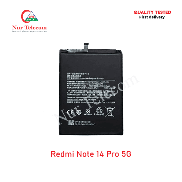 Xiaomi Redmi Note 14 Pro 5G Battery Xiaomi Redmi Note 14 Pro 5G Battery