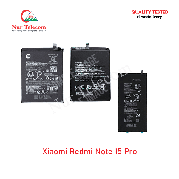 Xiaomi Redmi Note 15 Pro Battery