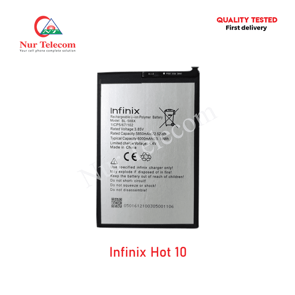Infinix Hot 10 Battery Price