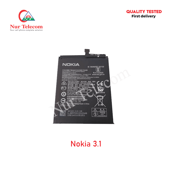 nokia-3.1-battery Nokia 3.1 battery Price
