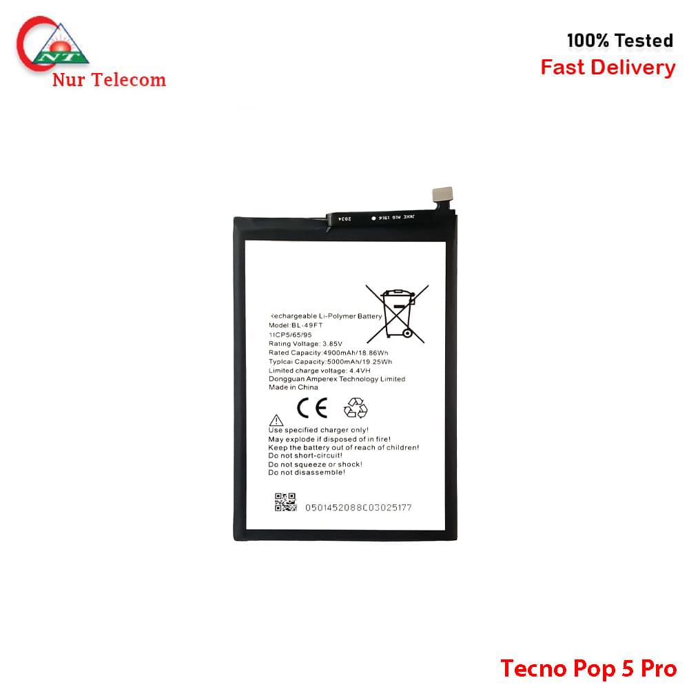 tecno pop 5 pro battery Tecno Pop 5 Pro Battery Price In BD