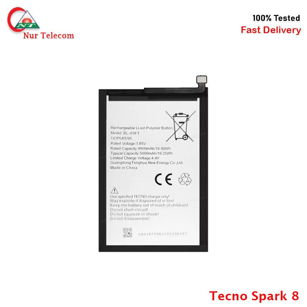Tecno Spark 8 Battery Price In BD