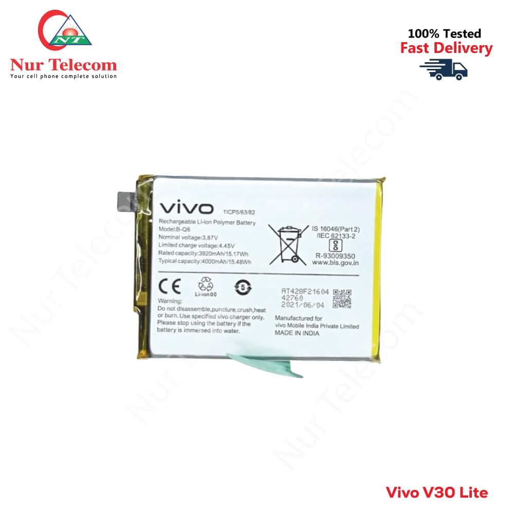 Vivo V30 Lite Battery Price Vivo V30 Lite Battery Price