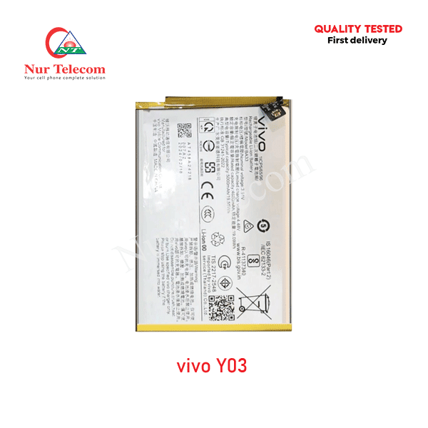 vivo Y03 Battery Price
