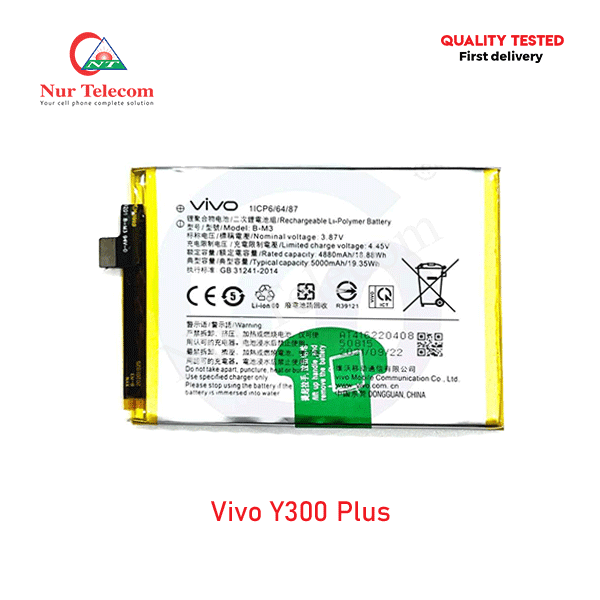 Vivo Y300 Plus Battery Price