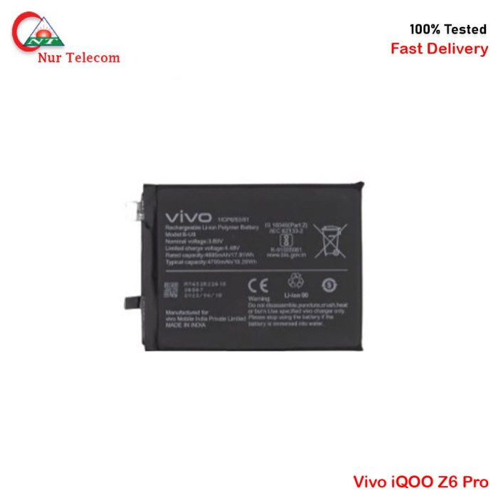 Vivo iQOO Z6 Pro Battery Price