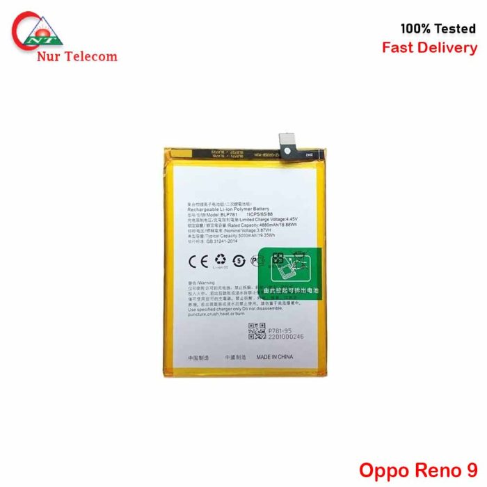 Oppo Reno 9 Battery
