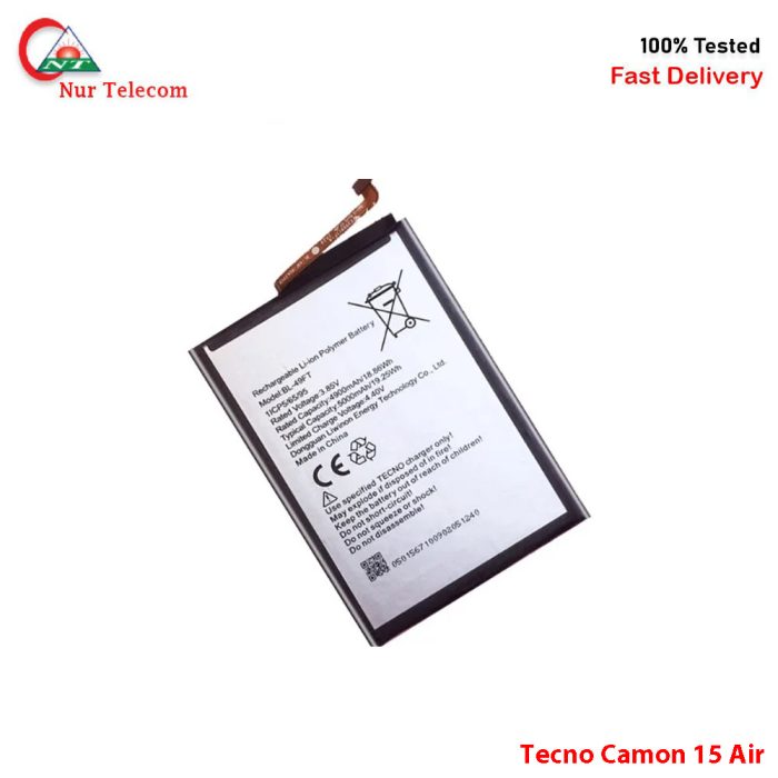 Tecno Camon 15 Air Battery Price In BD